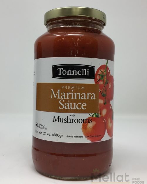 Tonnelli Premium Marinara Sauce With Mushrooms 680gr