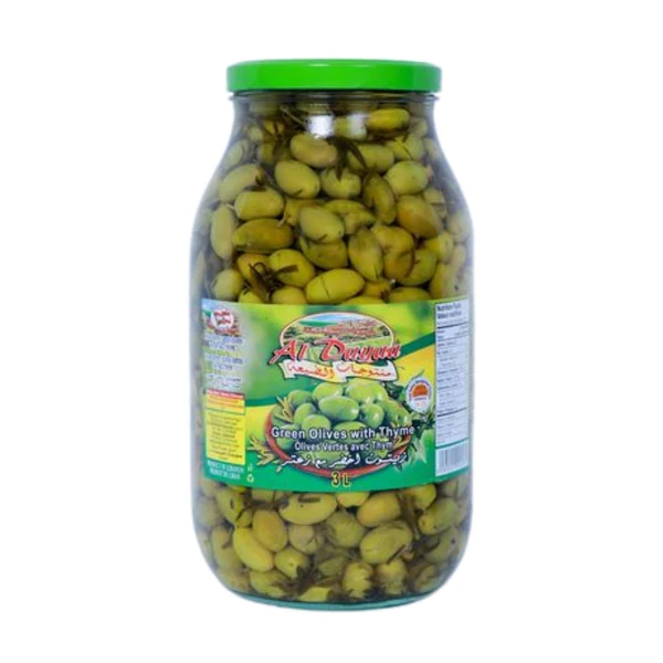 Green Olives In Brine And Thyme 2.84l