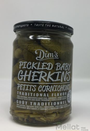 Dim’s Pickled Baby Gherkins 580ml