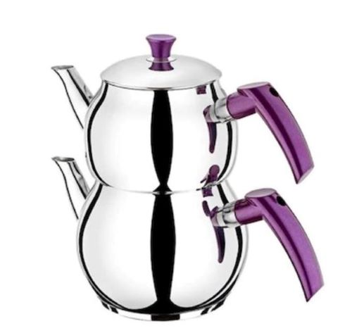 Viola Maxi Kure Stainless Steel Tea Pot Set (4 Pcs)