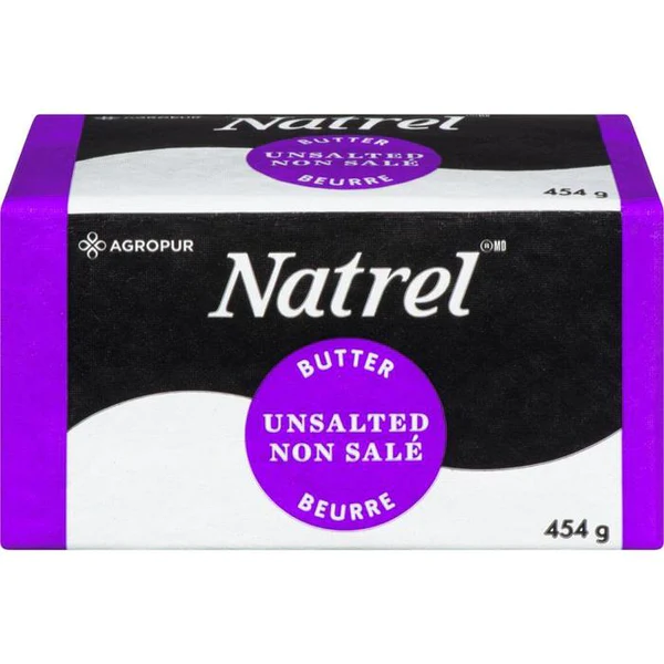 Natrel Unsalted Butter 1lb