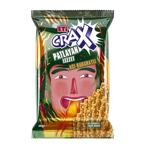 Crax Patlayan Lezzet Acı Baharatlı Çubuk 50 G
