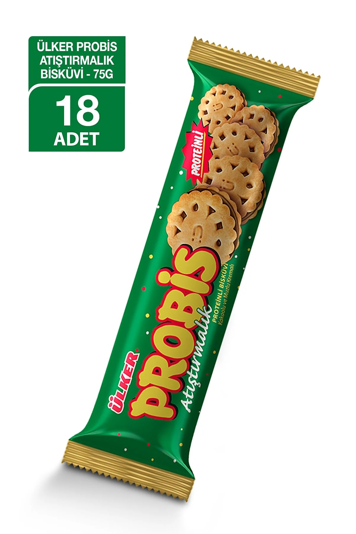 Probis Cacao And Banana Mini Sandwich Biscuits 75 Gr