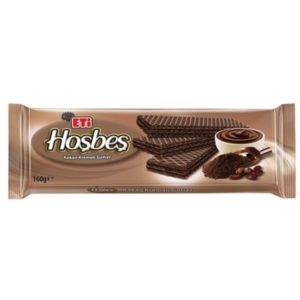 Eti Hosbes Cocoa Wafers With Cocoa Cream 142 G / Eti Boşbeş Kakao Kremalı Kakaolu Gofret 142 G