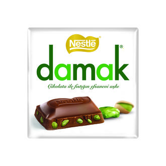 Nestle Damak Chocolate With Pistachio 60 G / Nestle Damak Antep Fıstıklı Çikolata 60 G