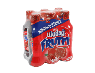 Uludag Frutti Pomegranate Flavored Sparkling Mineral Water 6 Bottlesx200 Ml / Uludağ Frutti Narlı Ma