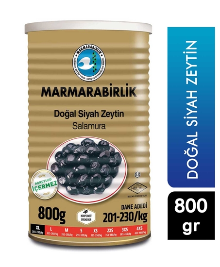 M.birlik Siyah Salamura Zeytin (xl) 800g