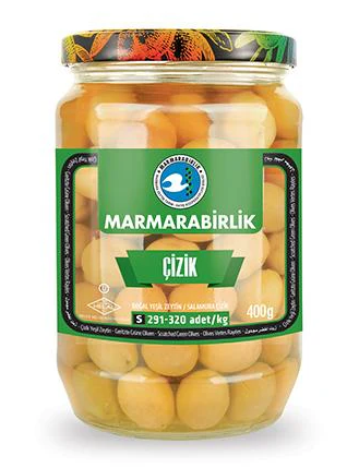 Marmarabirlik Cizik Yeşil Zeytin 850 Gr
