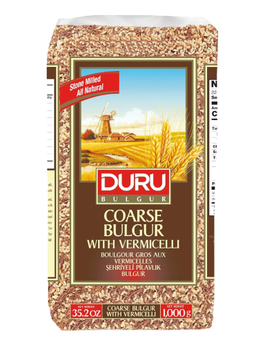 Duru Medium Coarse Bulgur With Vermicelli  1000gr