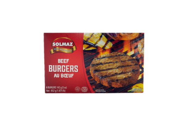 Solmaz Beef Burger 852g (frozen)