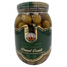 Türkiye Tarım Kredi Kooperatifleri Kırma Yeşil Zeytin Domat Çeşidi 6xl-5xl 1605g