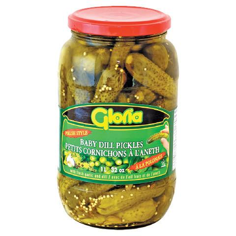 Gloria Baby Dill Pickles 1l
