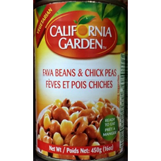 California Garden Fava Beans & Chick Peas 450g