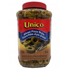 Unico Doğranmış Yeşil Zeytin 2l