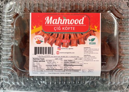 Mahmood Cigkofte Spicy 650gr