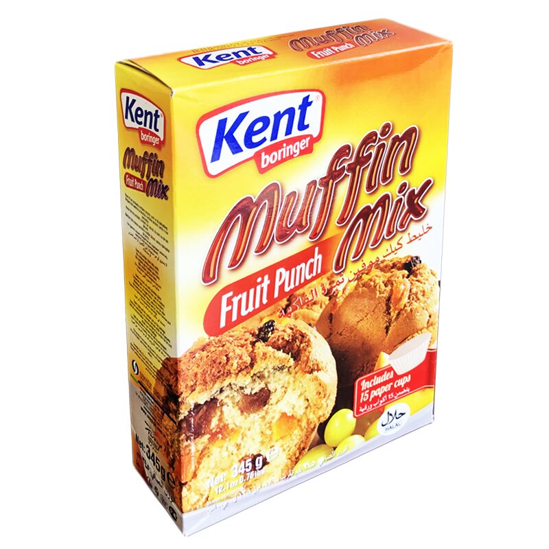 Kent Boringer Muffin With Fruit Punch 345 G / Kent Boringer Muffin Meyve Punch'lı 345 Gr