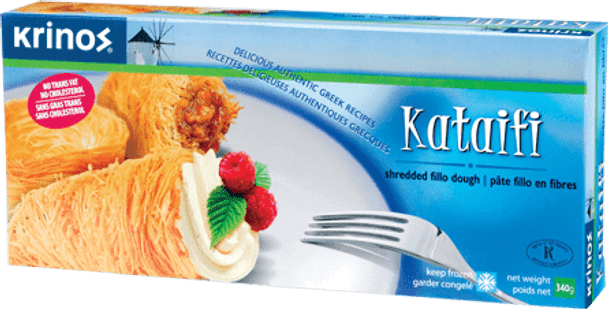 Krinos Frozen Kataifi Shredded Fillo Dough 454g