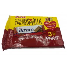 Ülker İkram Paylaşmalık Çikolatalı Bisküvi 3 Paket 252g