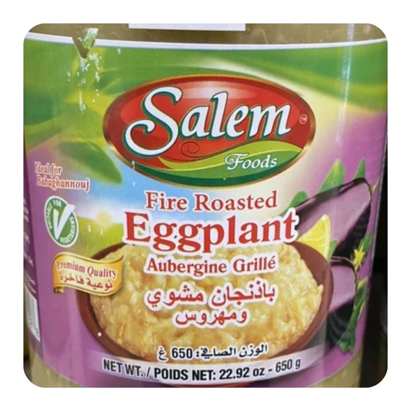 Salem Fire Roasted Eggplant 650g