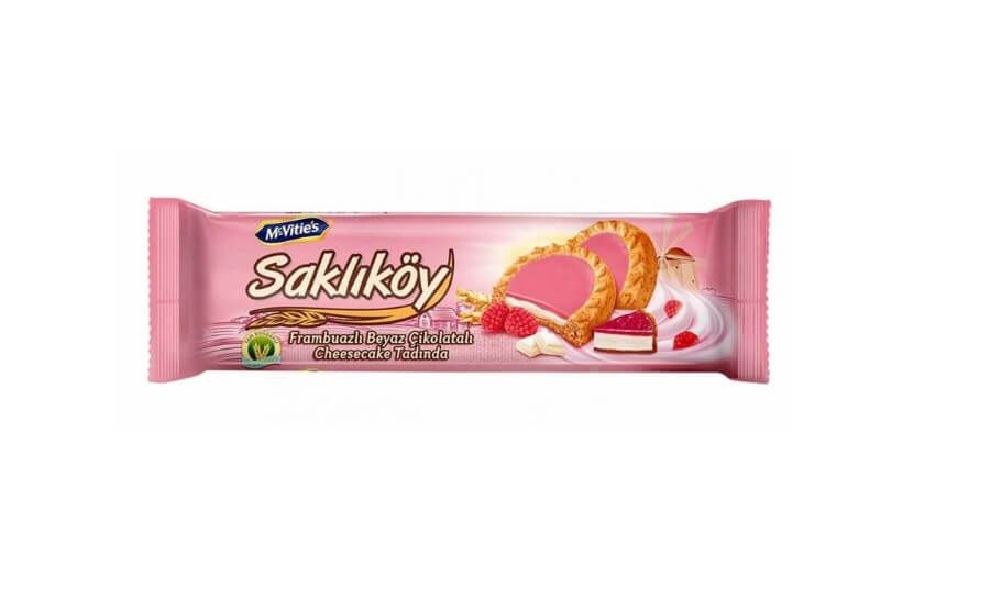 Ulker - Saklikoy Raspberry Cream Biscuit 100gr