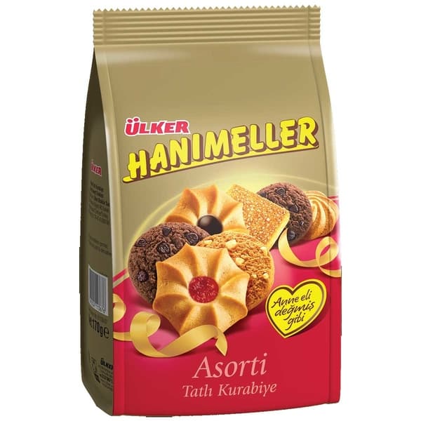 Ulker Hanimeller Asorti Sweet Cookie 150 G / Ülker Hanımeller Asorti Tatlı Kurabiye 150 G