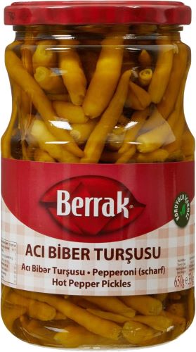 Berrak Acı Biber Turşusu 650g