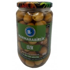 Marmarabirlik Yeşil Zeytin Çizik M 400g