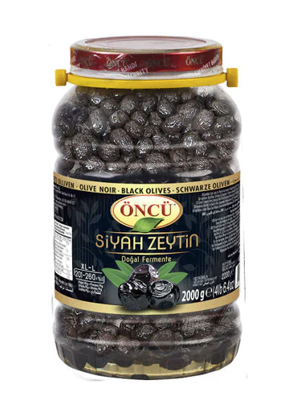 Öncü Doğal Siyah Zeytin Xl - L 2000 Gr