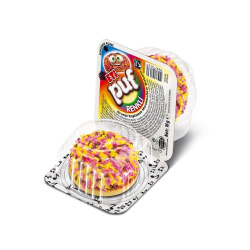 Eti Puf Renkli Bisküvi 18 G