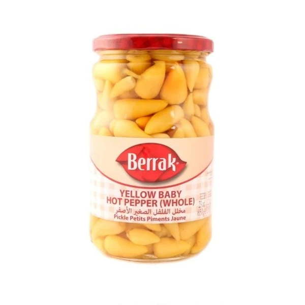 Yellow Baby Hot Pepper Whole 650g