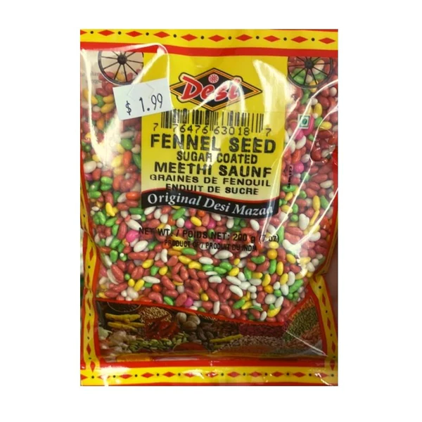 Desi Fennel Seed Sugar Coated