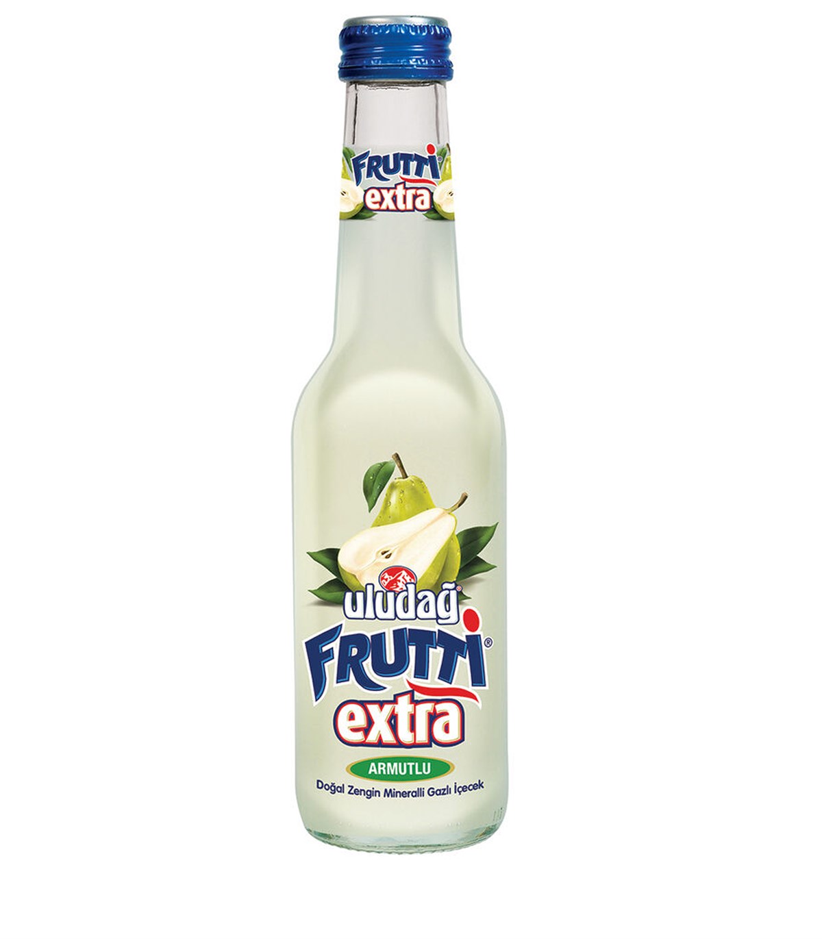 Uludag Frutti Extra Pear Flavored Sparkling Mineral Water 24x250 Ml / Uludağ Frutti Extra Armutlu Ma