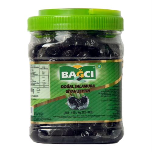 Bagci Black Olives 900 Gr  Weight:  900 Gr
