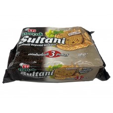 Eti Sultani Üzümlü Kepekli Bisküvi 3 Paket 369g $3,49